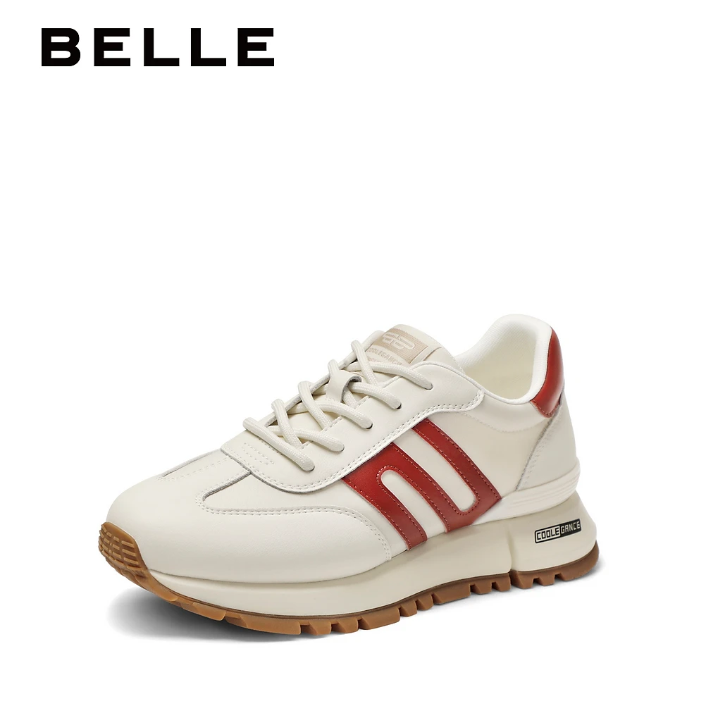 【百丽小金甘】孙千同款情侣舒适百搭运动厚底休闲阿甘鞋A8D1DAM4