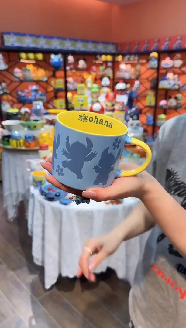 瓷片@@陶瓷杯史迪仔杯子