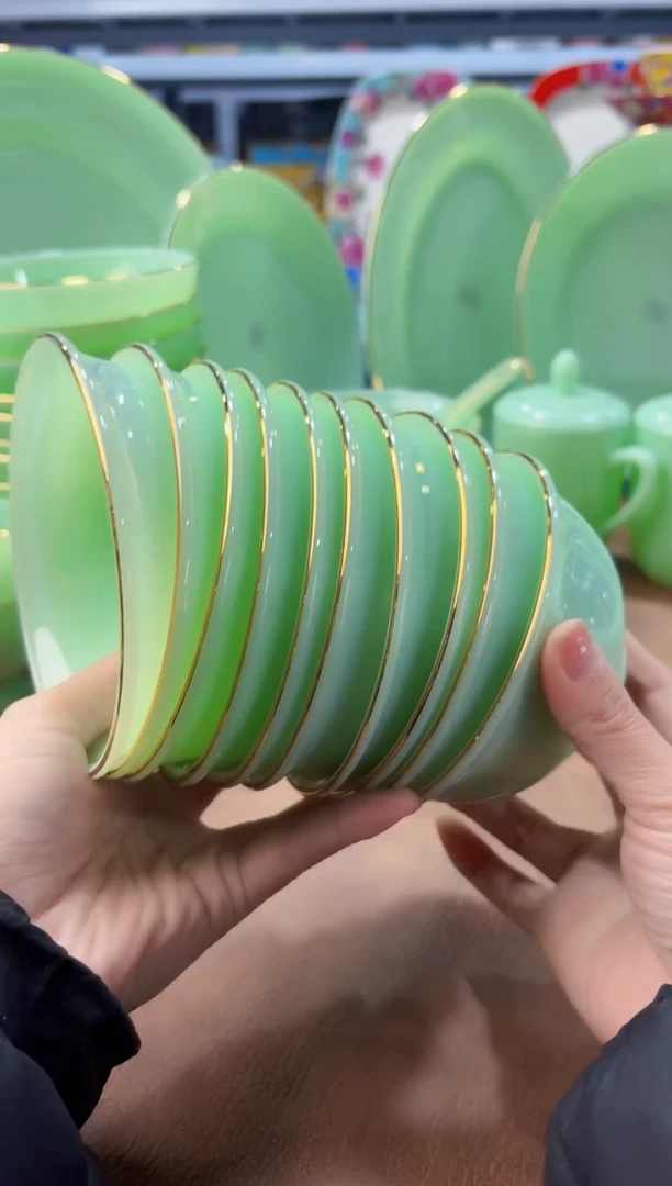 玉瓷  4.5英寸饭碗10个景德镇陶瓷