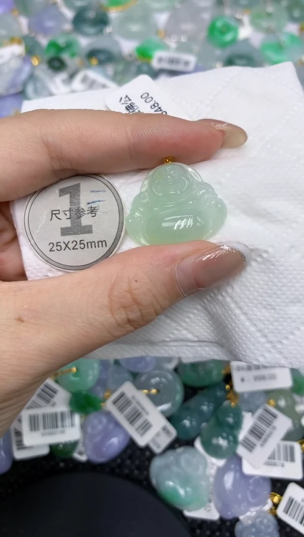 颈饰18K金镶嵌翡翠11111111