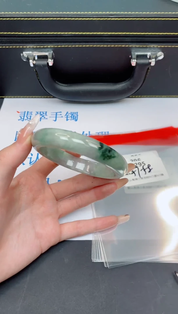 未镶嵌手镯翡翠默认有瑕--295