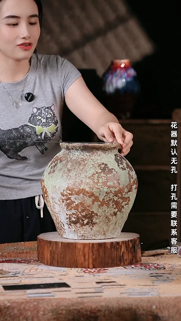 摆件景德镇高温陶瓷摆件14*24