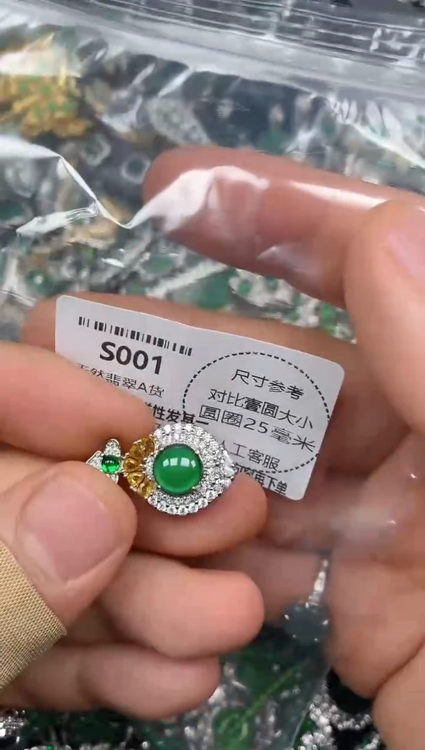 颈饰未镶嵌翡翠S001吊坠