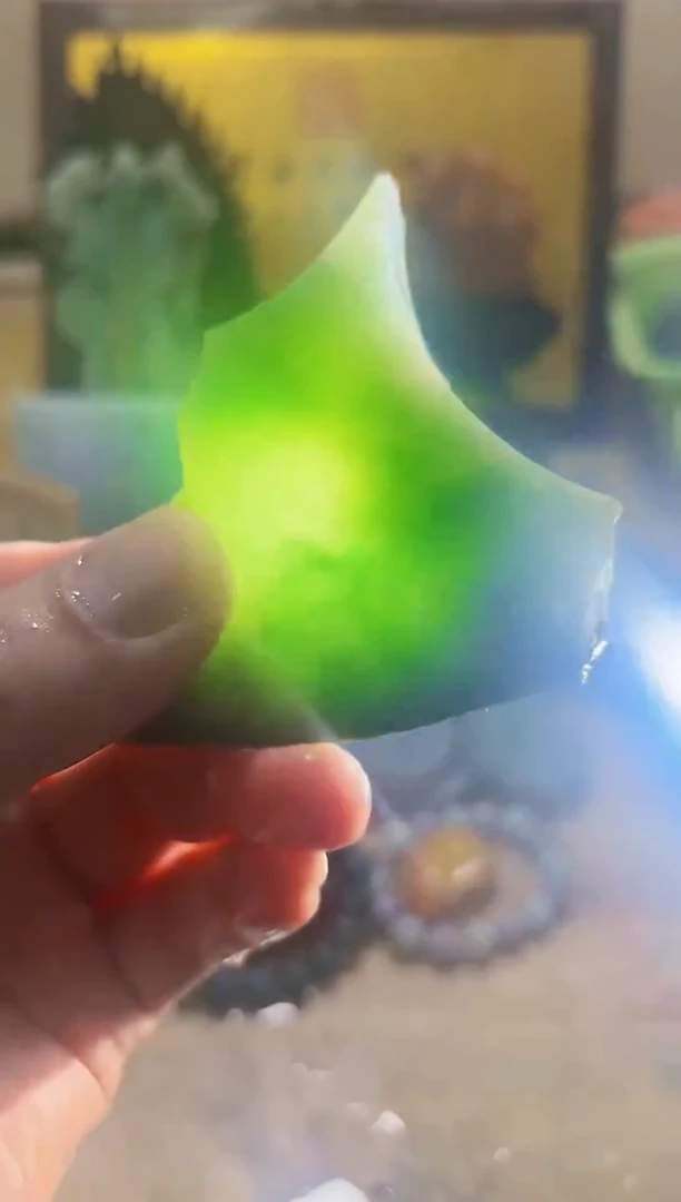 未镶嵌挂件翡翠A货常星6075