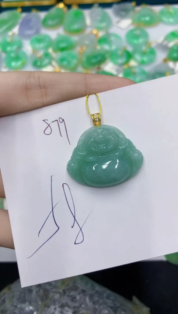 颈饰未镶嵌翡翠 翡翠