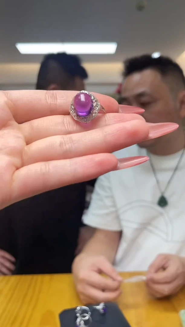 水晶戒指未镶嵌（多样性单个发货）