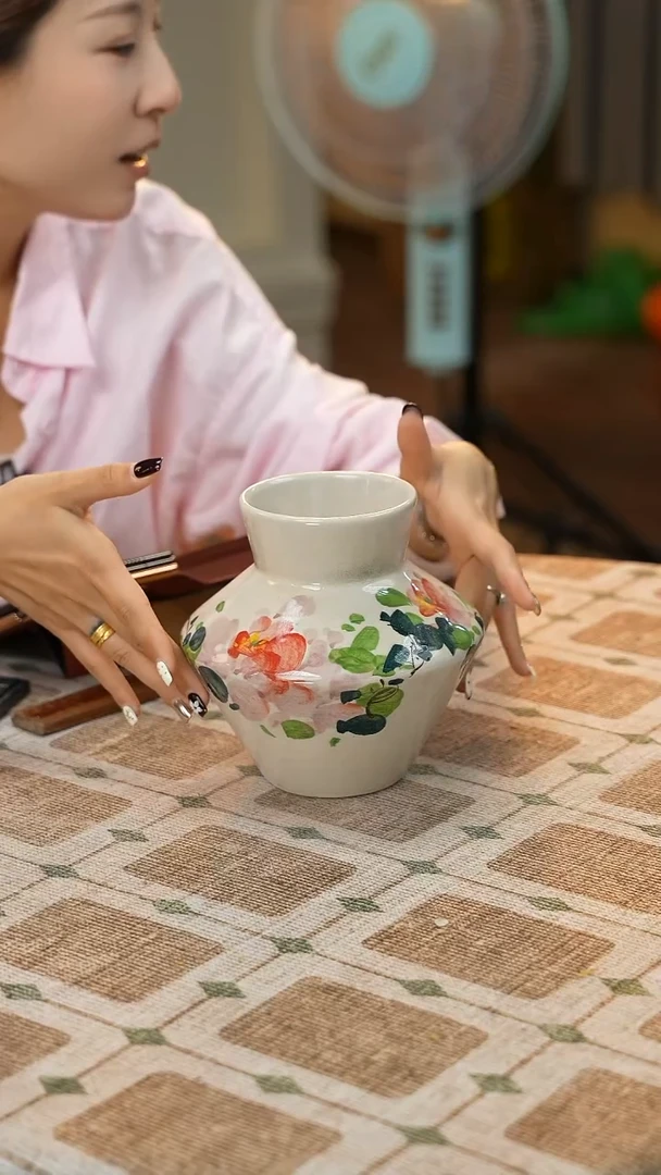 景德镇手工陶瓷花器【微瑕介意勿拍】