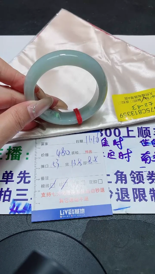 未镶嵌手镯翡翠52-53/13359