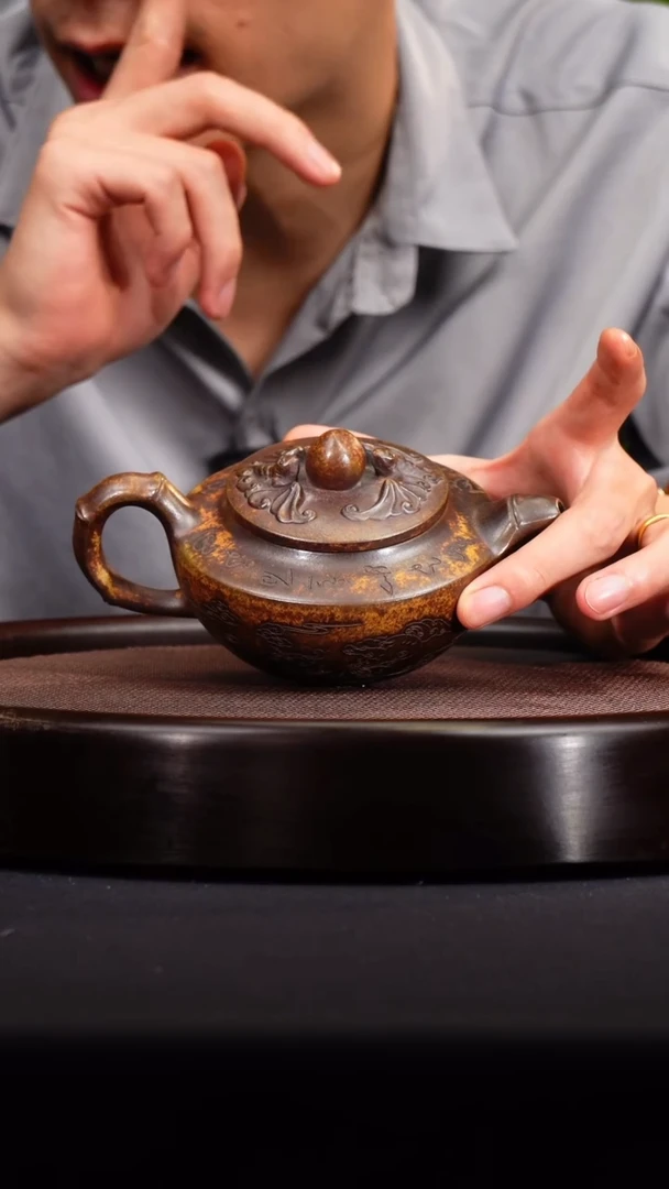 茶壶紫砂柴烧