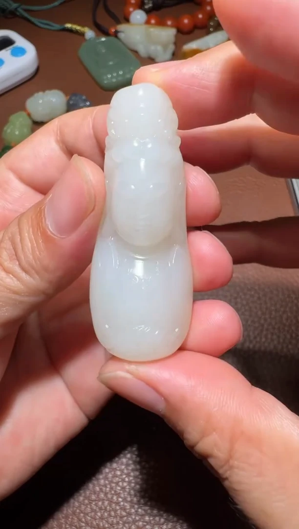 未镶嵌和田玉挂件沐*和田玉