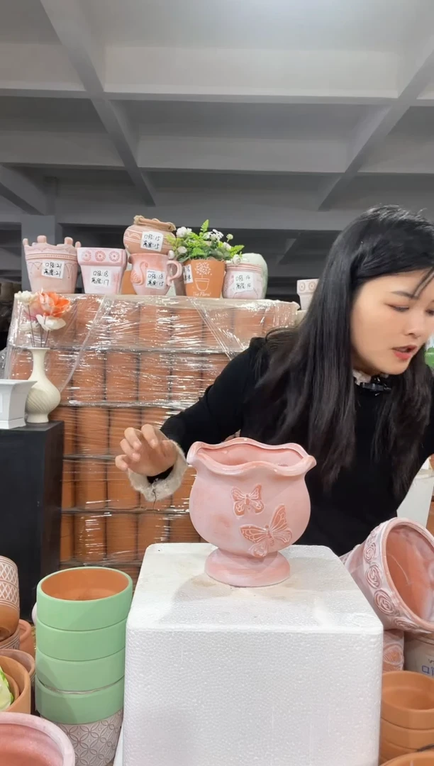 【闪购商品】红陶复古双蝶15-15