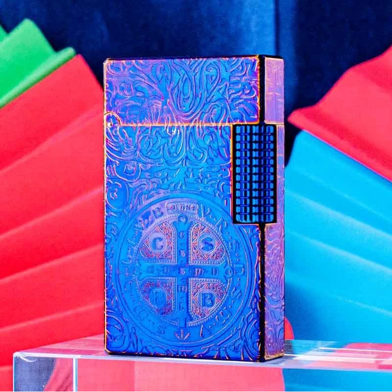 Mosda莫斯达康斯坦丁雕刻金属黄铜砂轮侧滑送男士礼物【精品品质】
