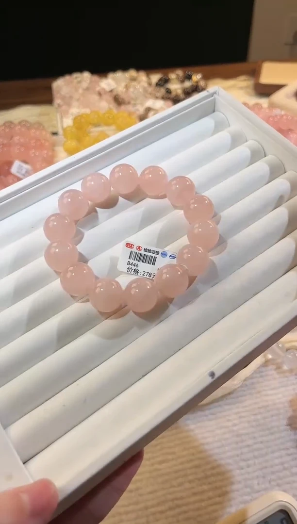 合成欧泊未镶嵌多样性发一西柚粉16mm
