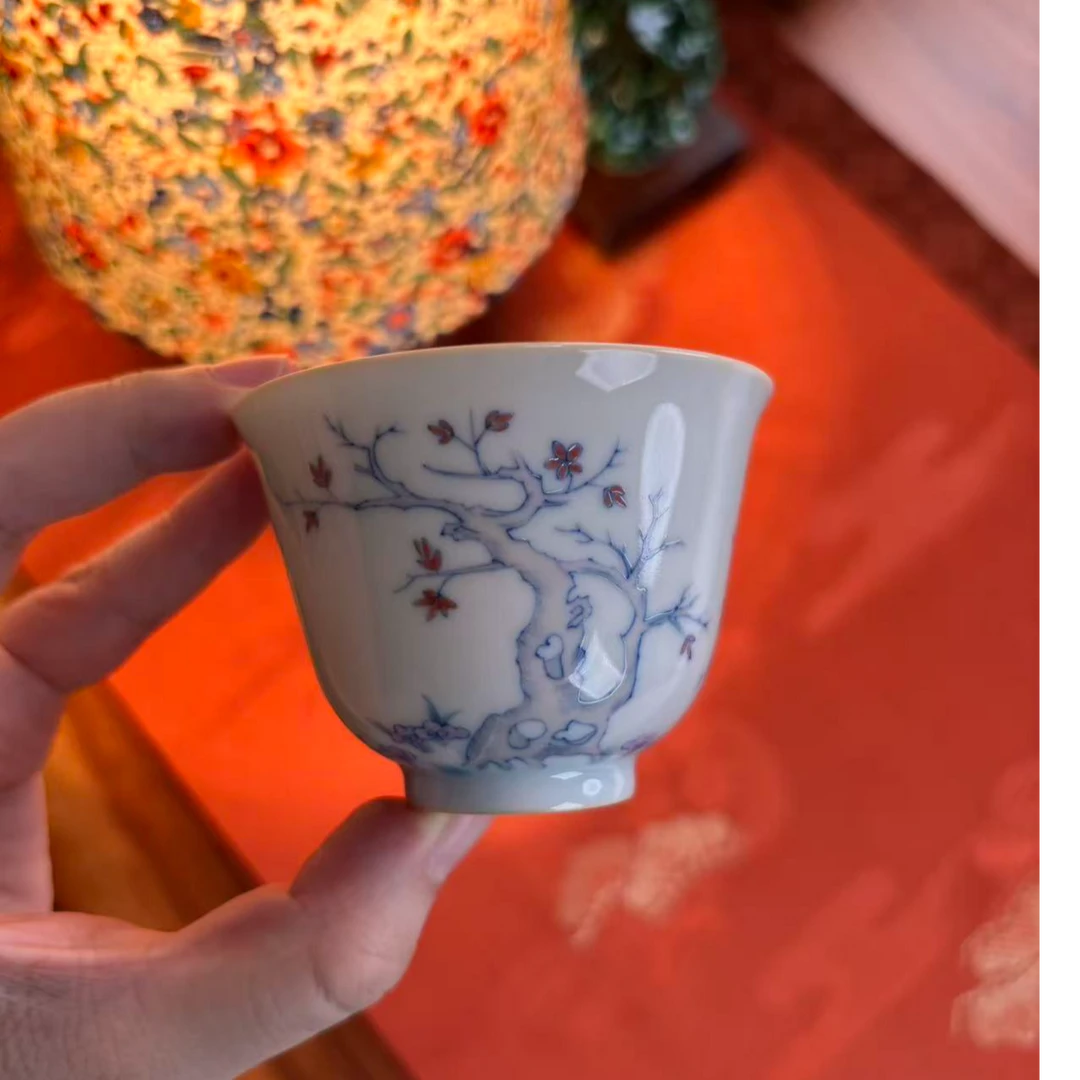 1号拍品望玉花神杯瑕疵