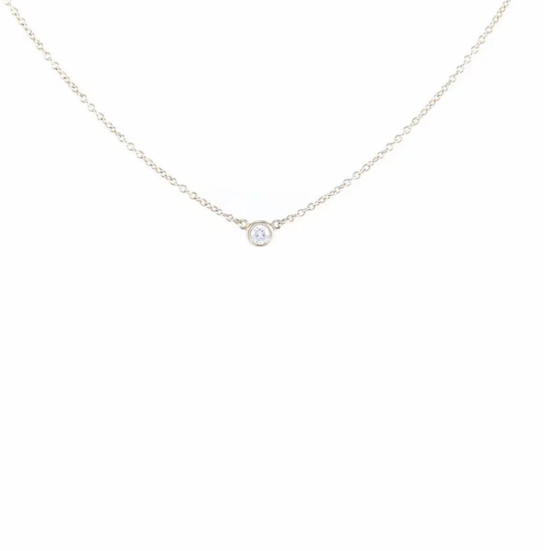 未使用 Tiffany & Co./蒂芙尼 蒂芙尼 单钻项链/首饰