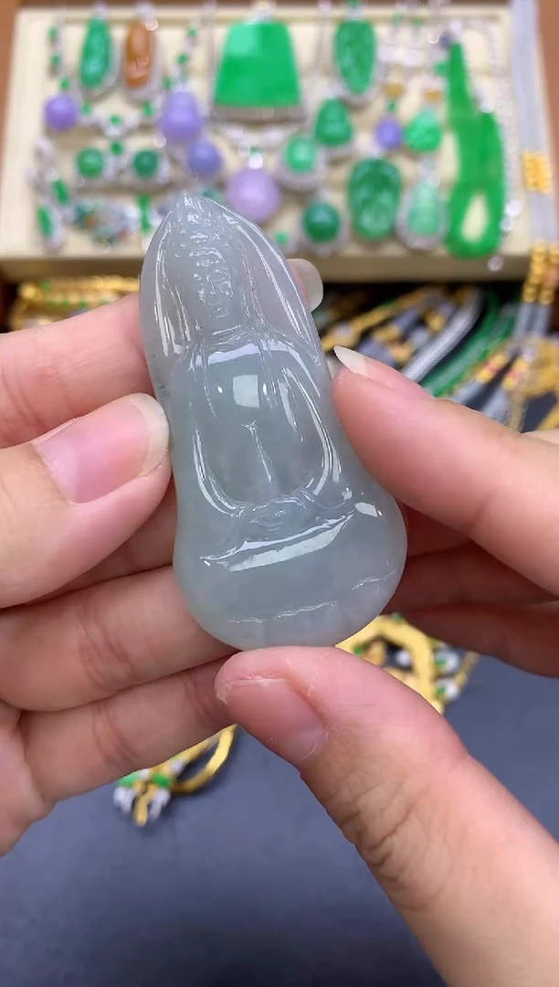 颈饰未镶嵌翡翠16-中国好珍宝