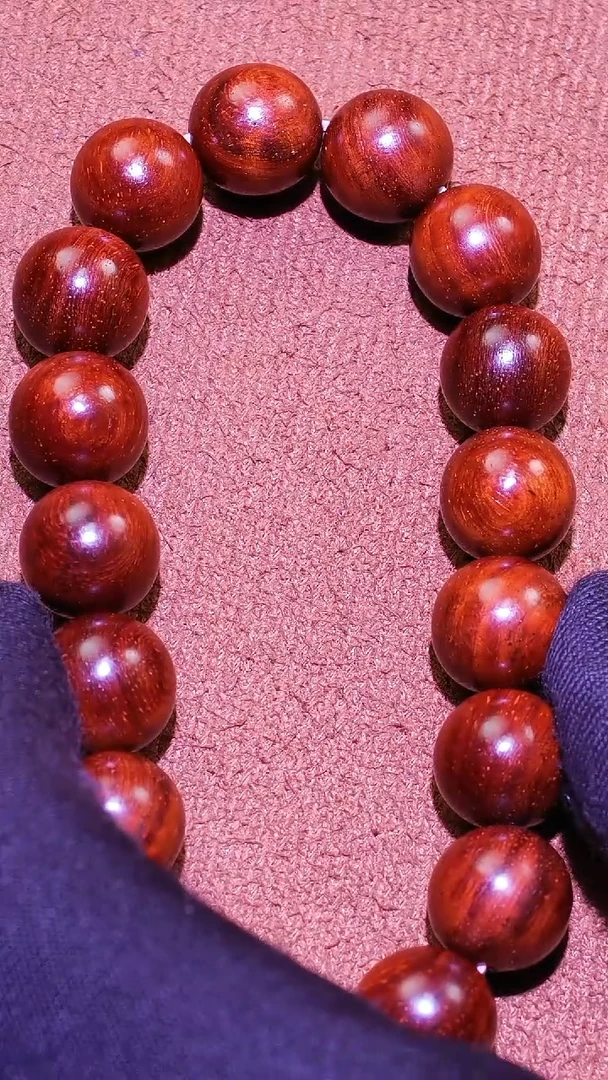 小叶紫檀手串/手链印度小叶紫檀1.2手串微微瑕