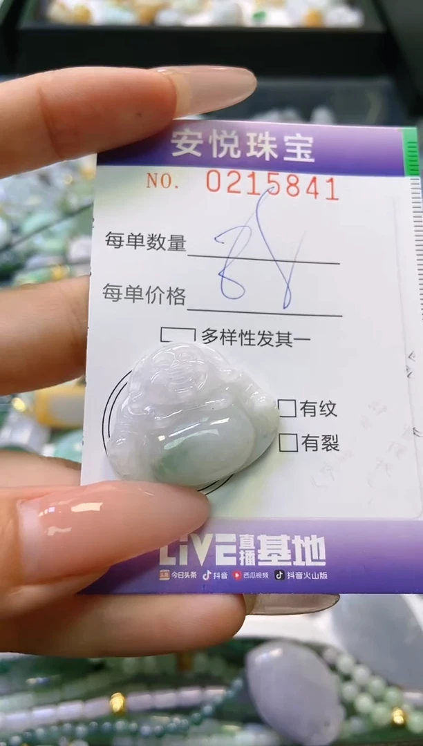 翡翠未镶嵌颈饰闪购0215841