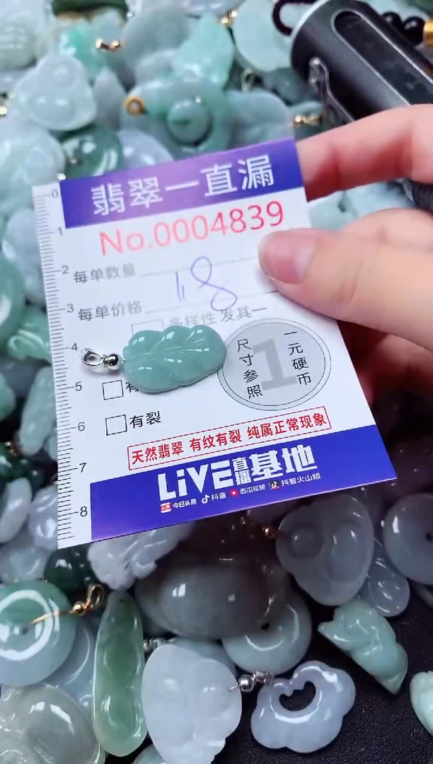 吊坠(不含链)未镶嵌翡翠4839