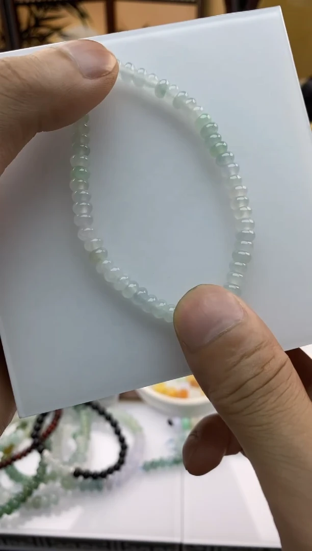 未镶嵌手串翡翠34天然A货翡翠手串多样性发其一