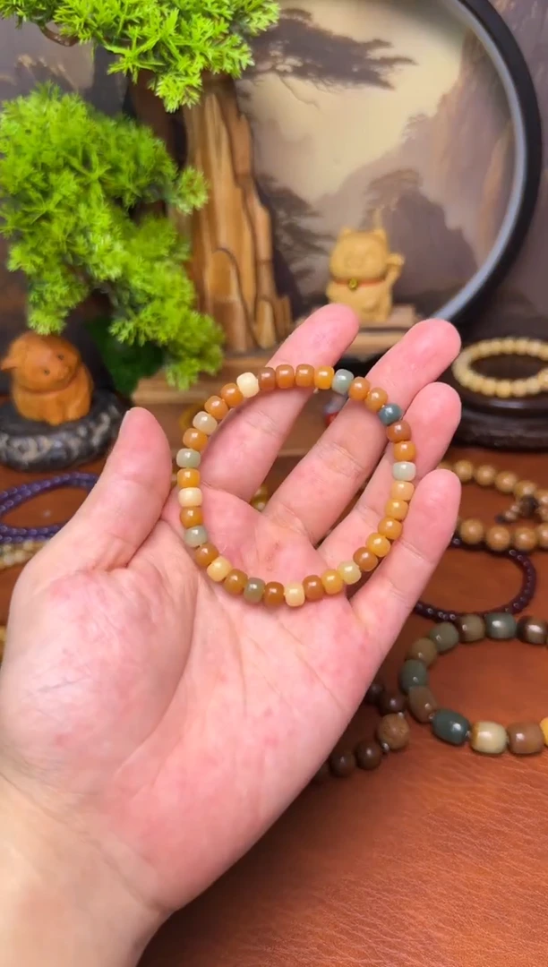 手串菩提根/象牙果菩提根稻香玉米小而精桶珠