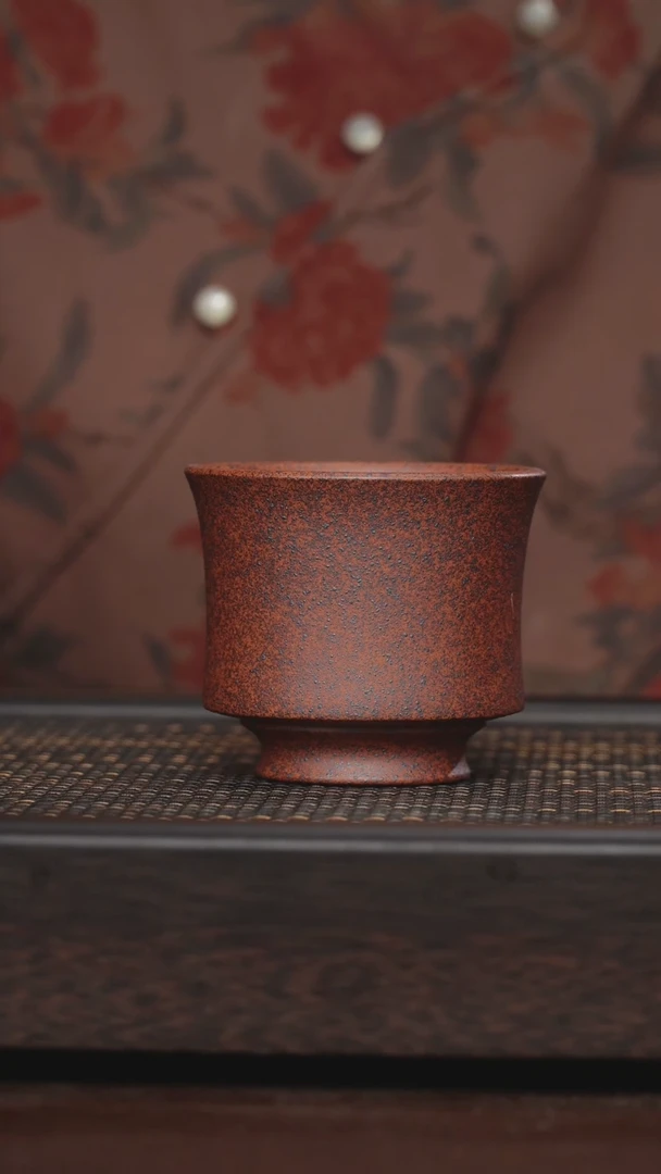 【闪购商品】紫砂茶杯非遗茶器-柴烧马蹄杯