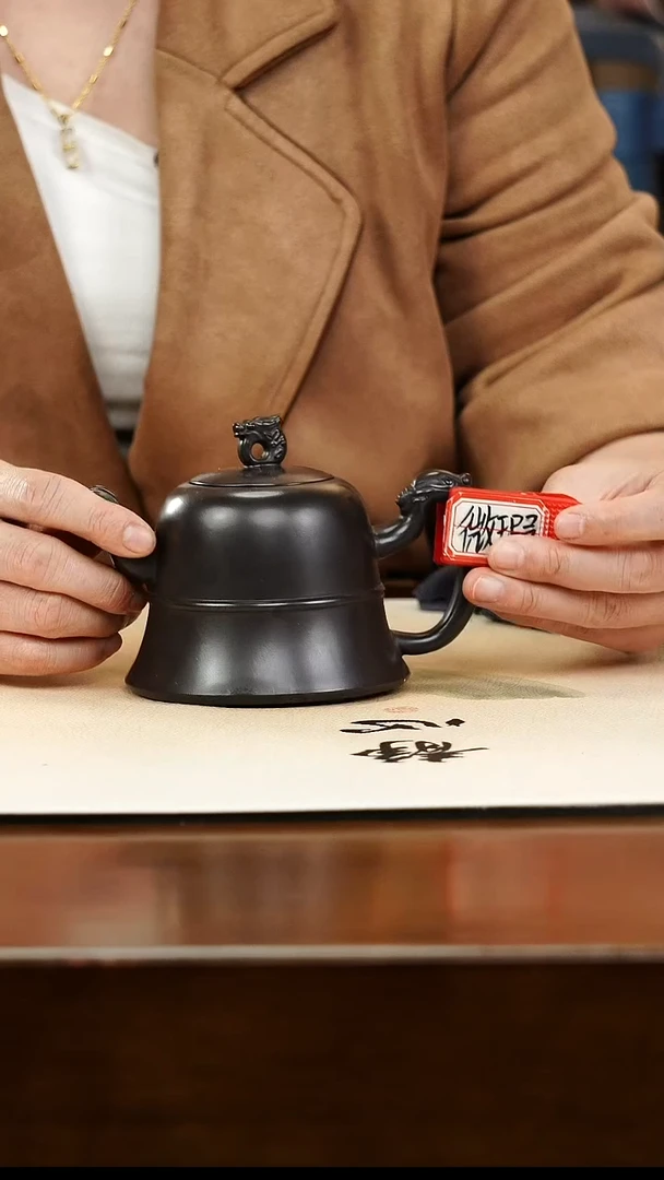 茶壶紫砂宜兴原矿紫砂孤品微瑕