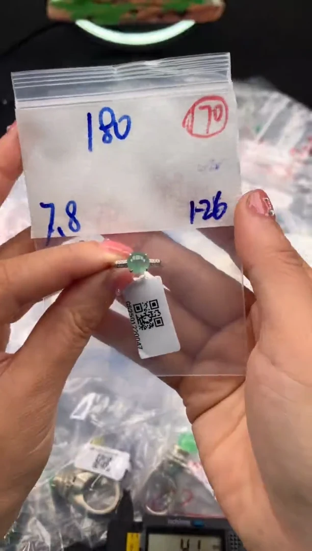 【闪购商品】定制翡翠银S925镶嵌毛货需精细抛光拍一发一