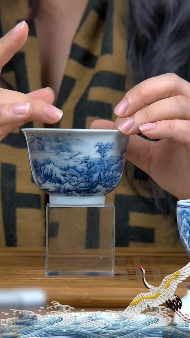 【闪购商品】青花主人杯收藏鉴赏