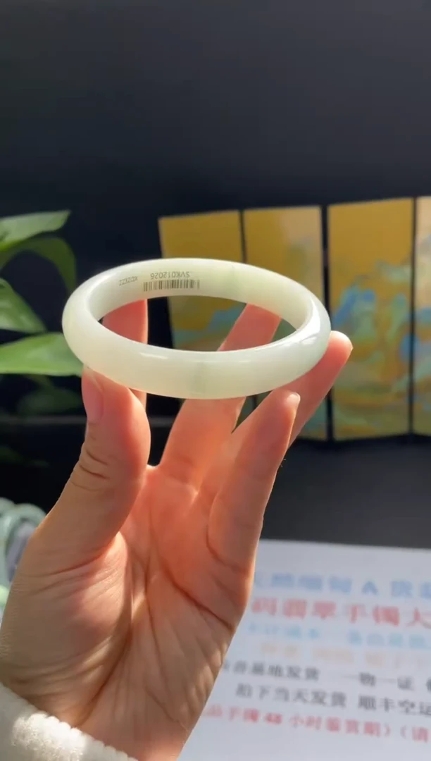 未镶嵌手镯翡翠17#天然缅甸A货翡翠手镯59-61圈口