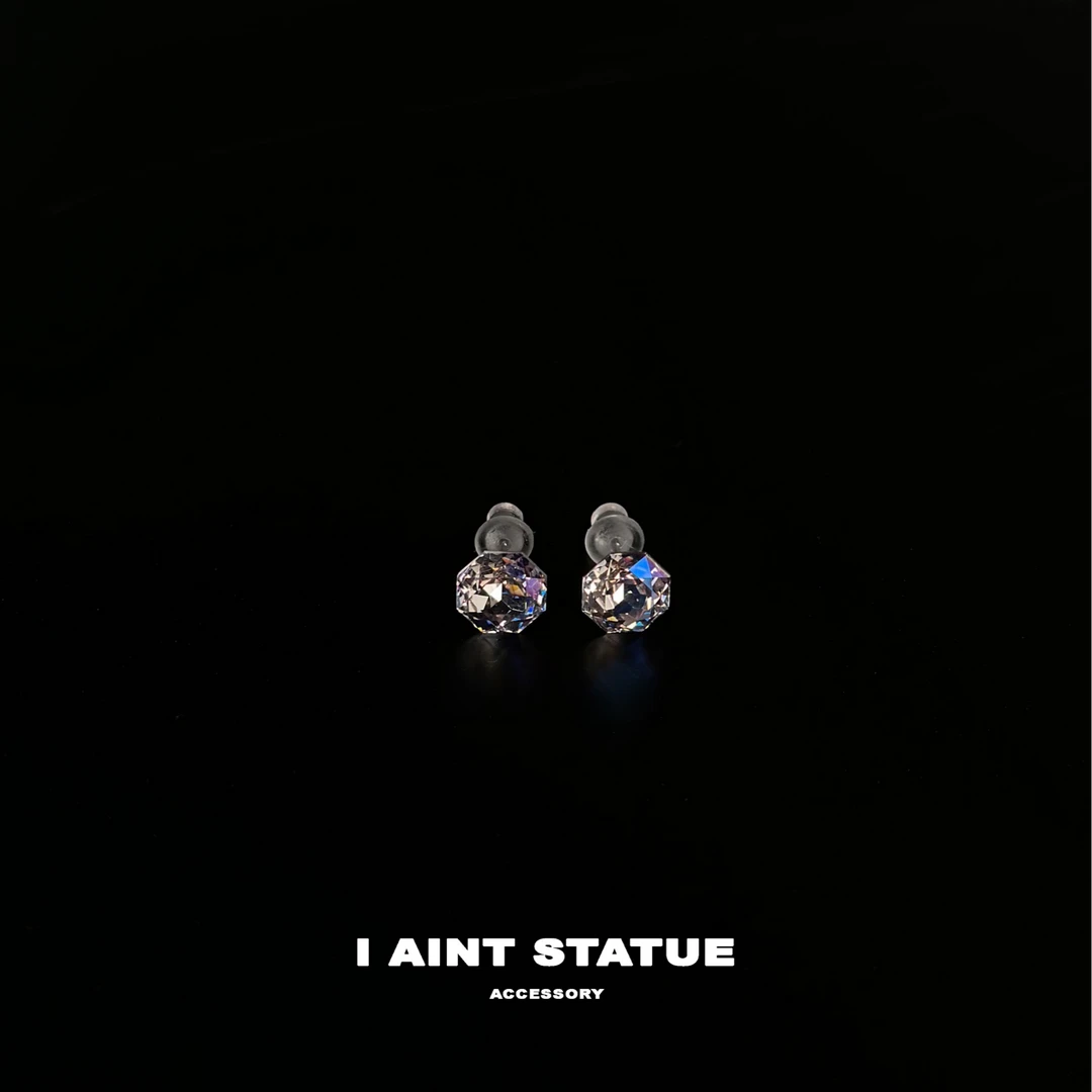 925银仿水晶耳饰 轻奢小众高级仿水晶耳钉