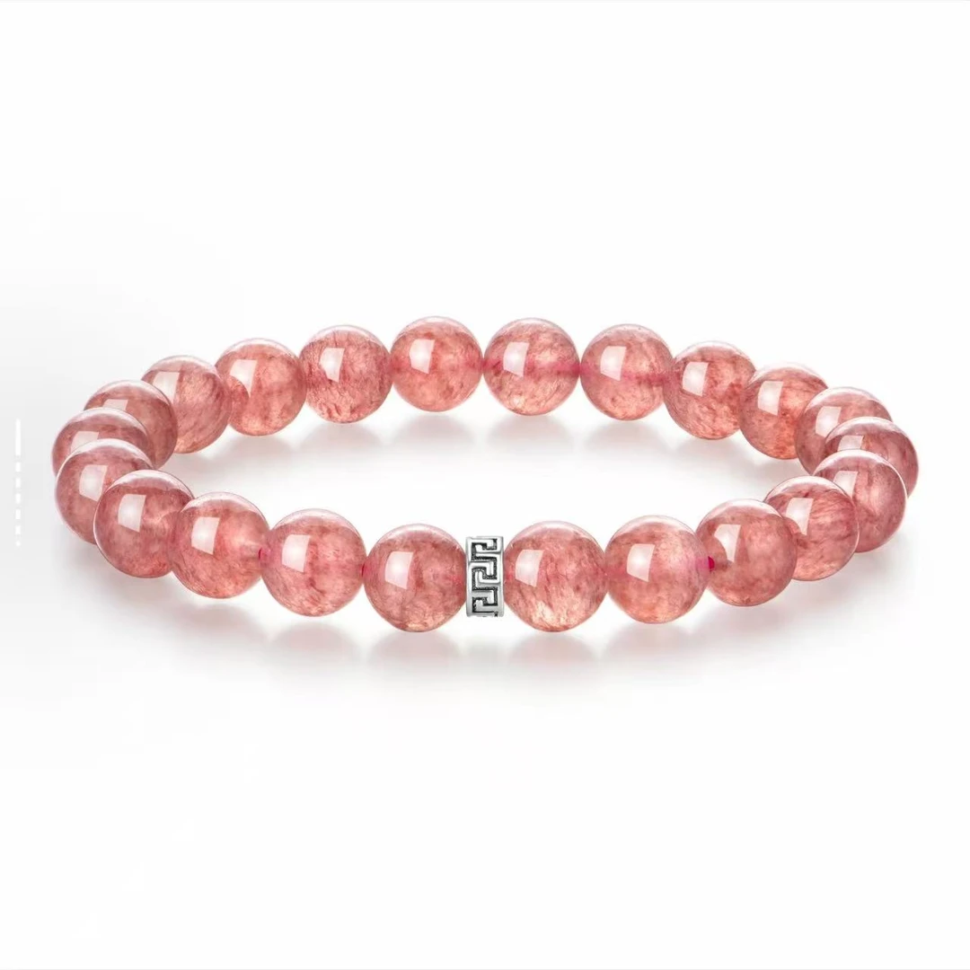 【GOLIFIR】Sparkle 系列 天然草莓晶手串S68多样性发货