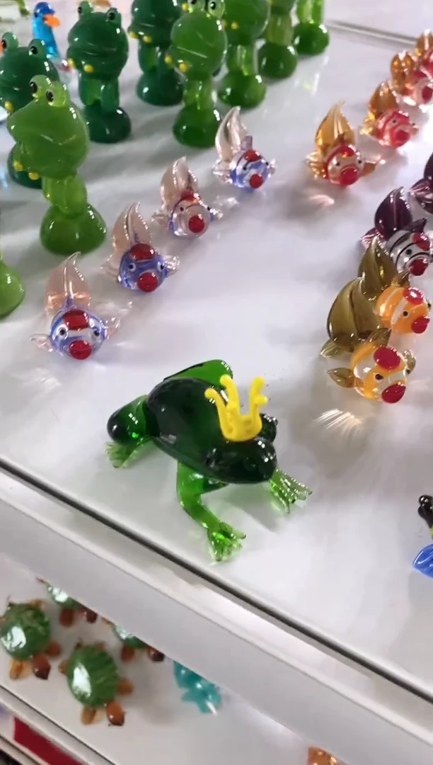 琉璃手工艺品青蛙王子