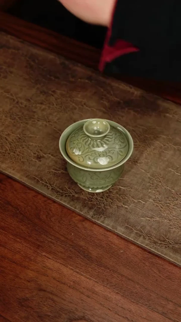 【闪购商品】【览古雅韵】二才盖碗