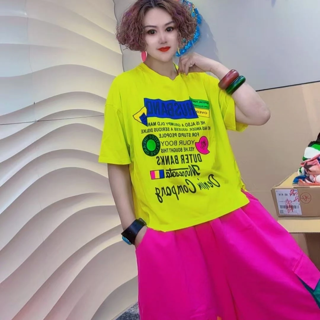 {欧洲站}梦姐同款时尚针织T恤