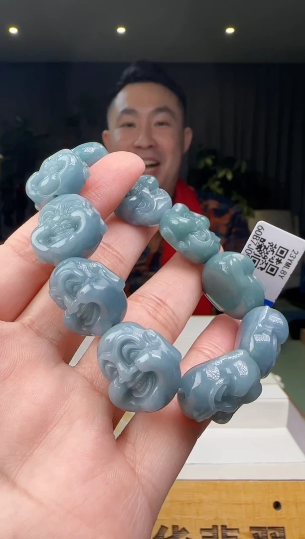 【闪购商品】翡翠手串未镶嵌多样性发一XM@@60B7J09390