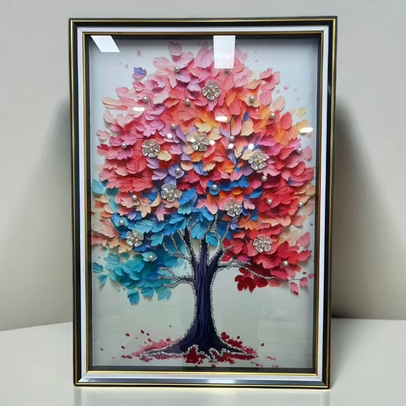 幸福树到家福气满满简约轻奢风格餐厅卧室过道走廊客厅装饰画