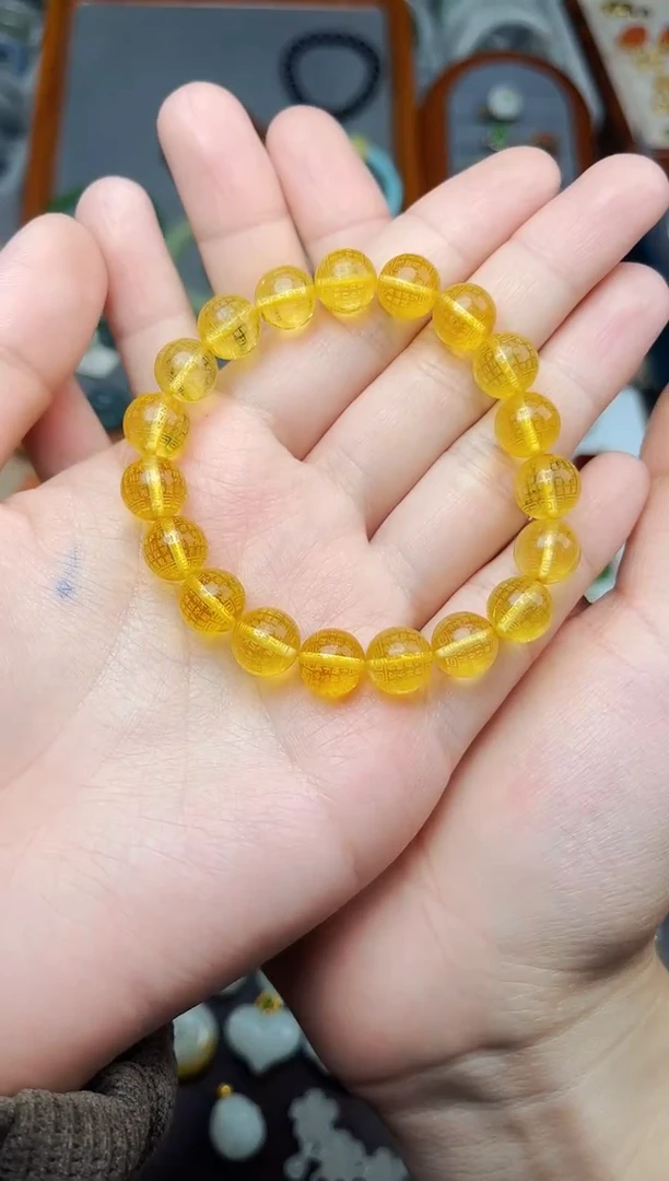 手串琥珀未镶嵌手串06