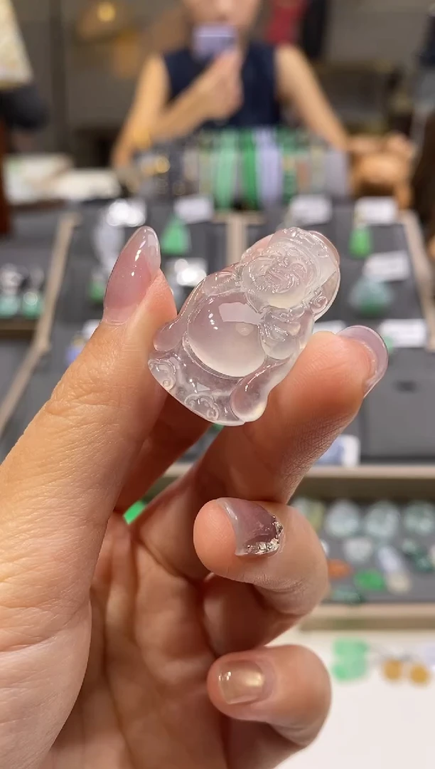 颈饰未镶嵌翡翠财财