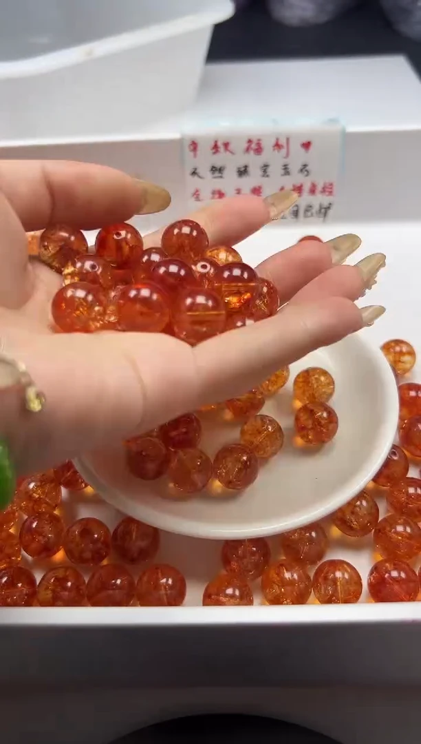 颈饰未镶嵌水晶w1794金橙阿赛14mm*6颗