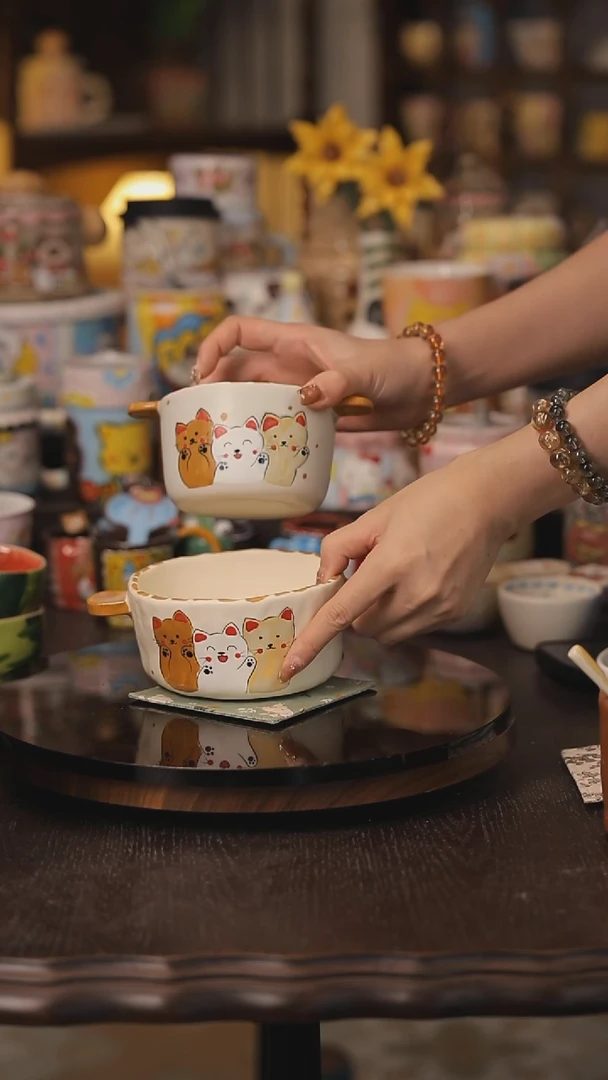 景德镇釉下彩绘设计师款式陶瓷