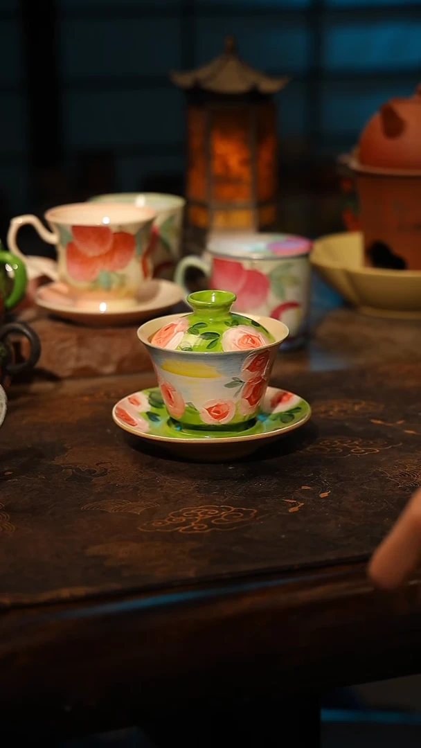 陶瓷景德镇高温釉下彩手工手绘款式@A0@