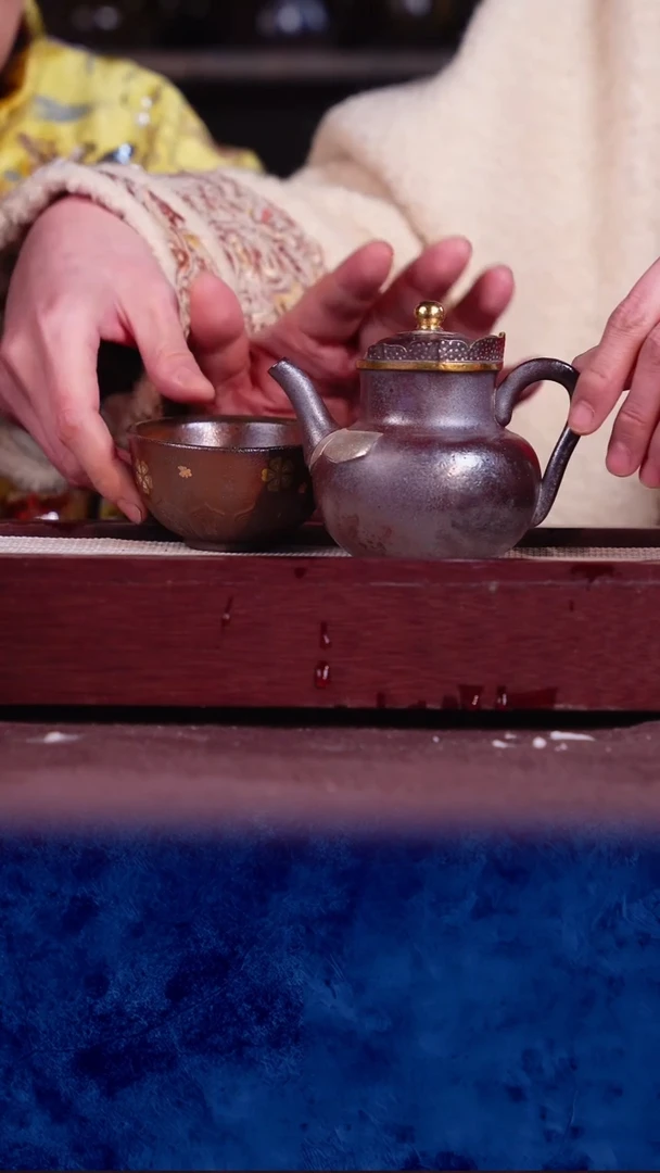 紫砂 宜兴紫砂 GFY小叶  僧帽+杯