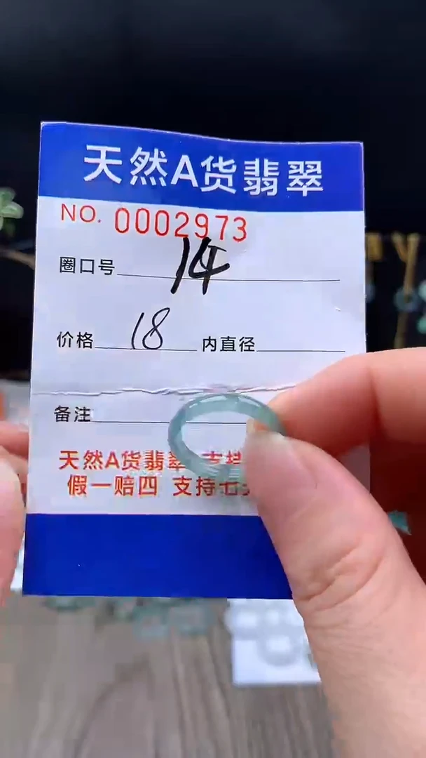 未镶嵌戒指翡翠14#