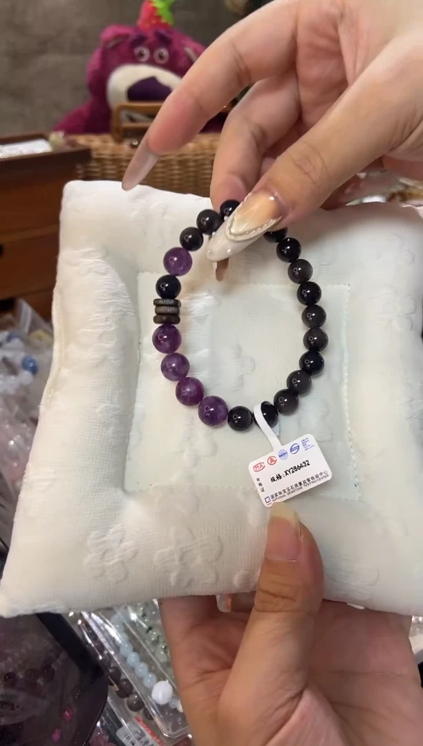 水晶手串未镶嵌孤品捡漏均匀瑕疵介意勿拍