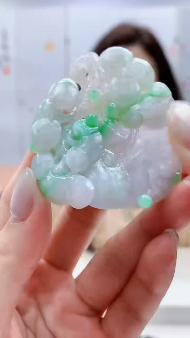 定制翡翠未镶嵌4829lr-毛货挂件167