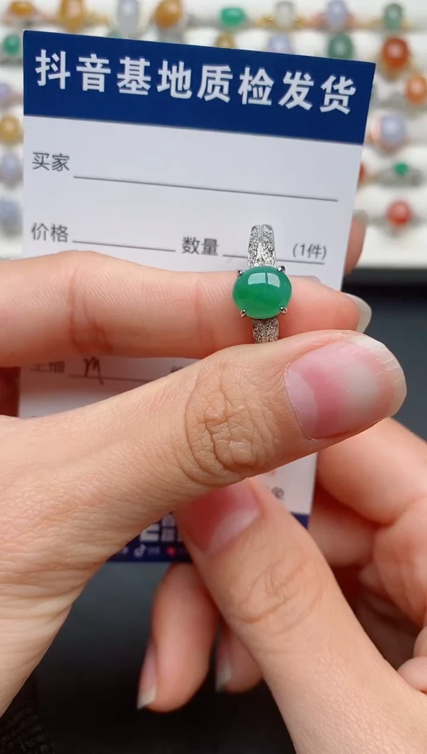 【闪购商品】翡翠戒指银S925镶嵌.........