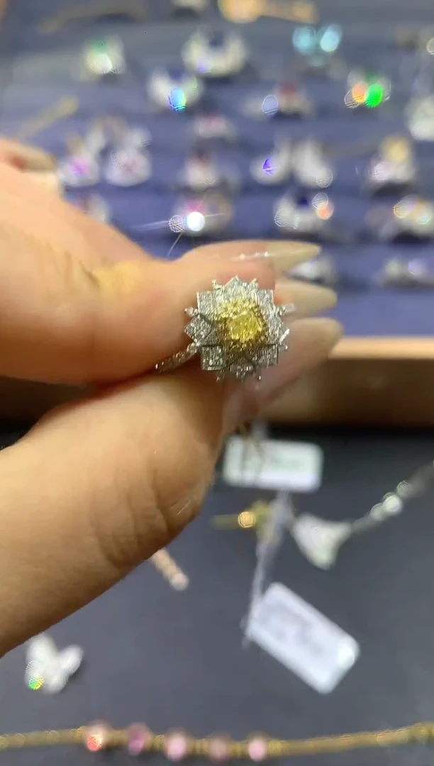 18K金镶嵌戒指钻石A278|4980