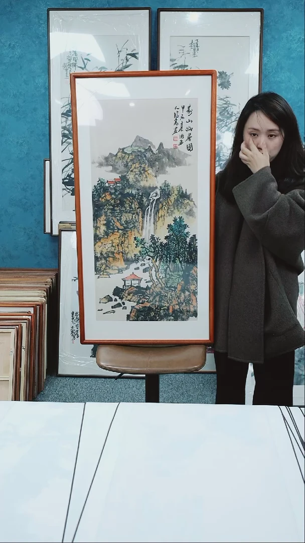 【闪购商品】国画100*50唐鹏高老师山水