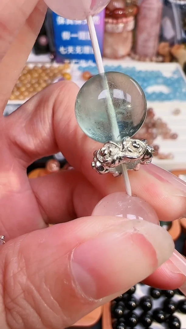 颈饰未镶嵌水晶4a多样性发其一/11.5/一单2颗